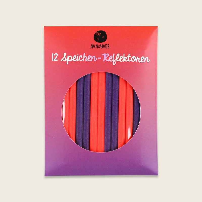 Speichenreflektoren neonpink/violett