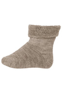 MP Babywollsocken Light Brown Melange