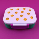 Brotdose / Lunchbox, Smile flieder/grün/violett Brotdosen Ava & Yves