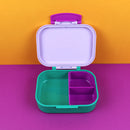 Brotdose / Lunchbox, Smile flieder/grün/violett Brotdosen Ava & Yves