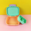 Brotdose / Lunchbox, Stripes mint/gelb/apricot Brotdosen Ava & Yves