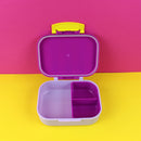 Brotdose / Lunchbox, Stripes violett/rot/flieder Brotdosen Ava & Yves