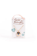 Birthstone Heart Lockets Kette mit Geheimfach März Halskette Great Pretenders
