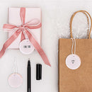 Geschenkanhänger Puder