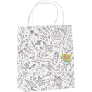 Paper Poetry Papiertüten zum Ausmalen Activity Colouring 18x21cm 3 Stück Geschenktüten Rico