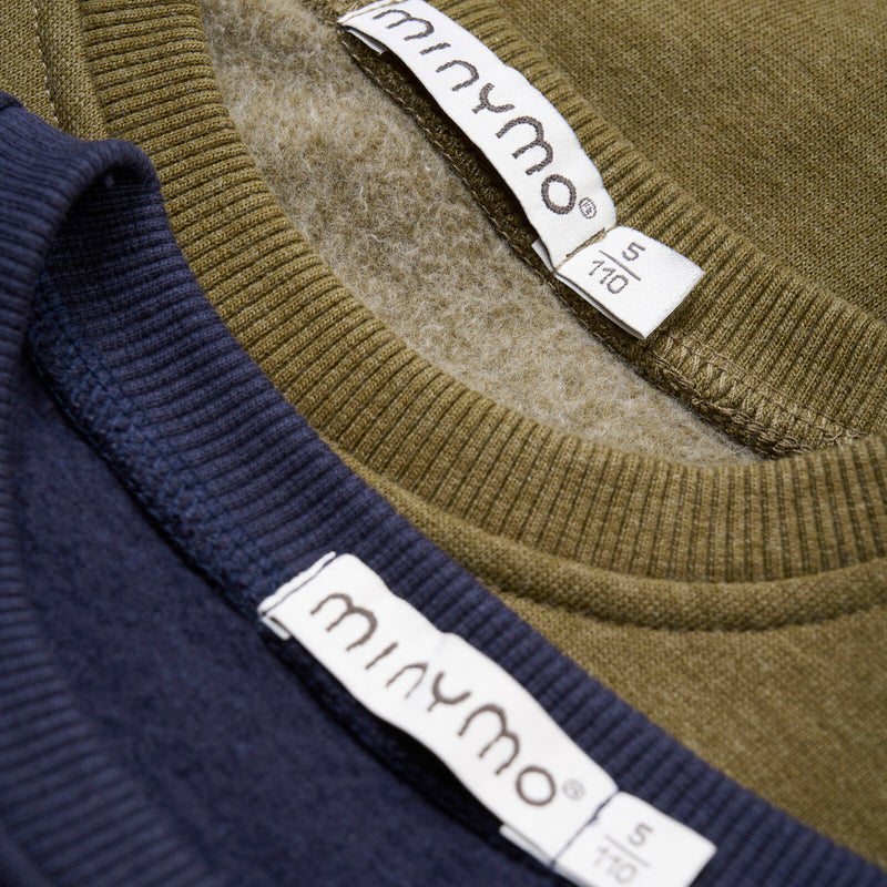 Minymo Sweatshirt Doppelpack Dark Olive