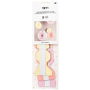 Wabenpapier Blumen Sommer 3 Stück