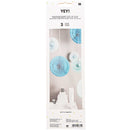 Wabenpapier Blumen Aqua 3 Stück Wabenbälle Rico