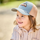 maximo KIDS BOY-Cap, Camping Bus Stickerei, Klettverschluß Mütze Maximo
