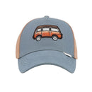 maximo KIDS BOY-Cap, Camping Bus Stickerei, Klettverschluß Mütze Maximo
