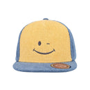maximo KIDS GIRL-Cap, terry smile snap-back Verschluss - blue washed Mütze Me & my Mum