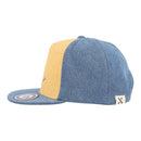 maximo KIDS GIRL-Cap, terry smile snap-back Verschluss - blue washed Mütze Me & my Mum