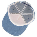 maximo KIDS GIRL-Cap, terry smile snap-back Verschluss - blue washed Mütze Me & my Mum