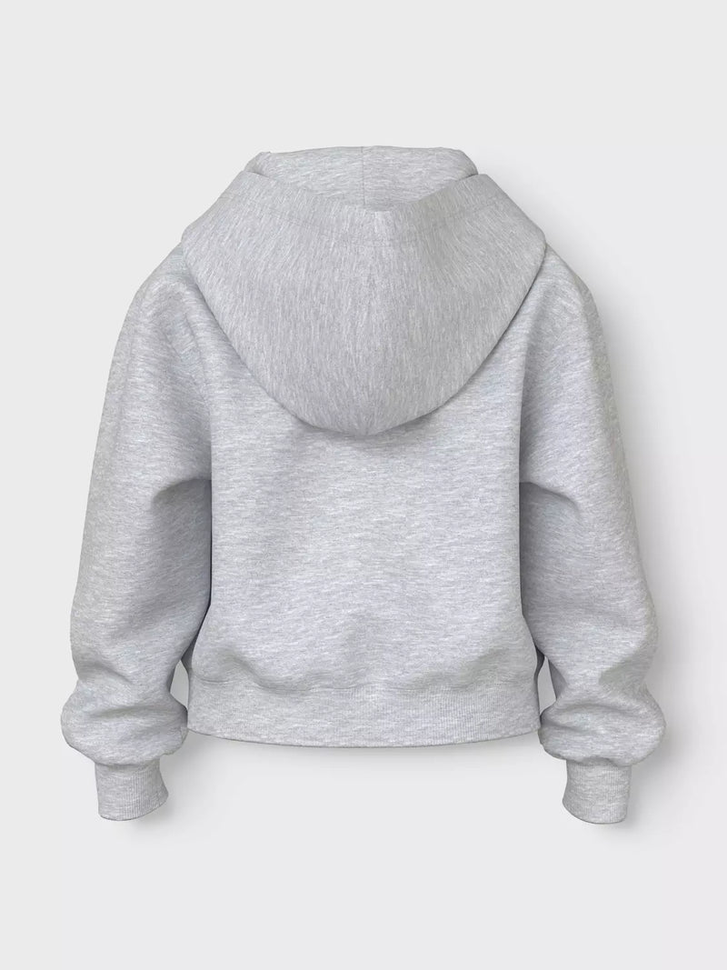 Name it Kapuzensweatjacke Mille Light Grey Melange