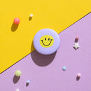 Button Smile, flieder