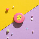 Button Smile, rosa