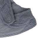 maximo GOTS BABY-Tuch, Musselinstoff Futter - flint stone Halstuch Maximo