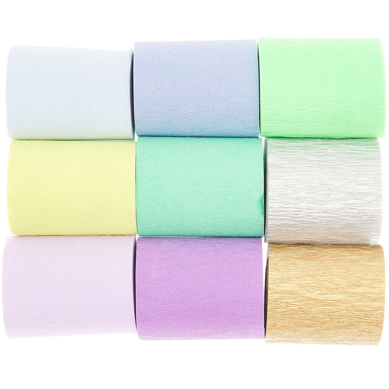 Kreppbänder extra breit Ozean Mix