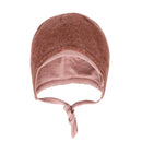 maximo GOTS BABY-Mütze, Wollfleece Jerseyfutter, Bindeband