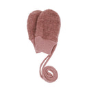 maximo GOTS BABY-Fausthandschuhe Wollfleece, ohne Daumen, Strickbünchen