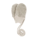 maximo GOTS BABY-Fausthandschuhe Wollfleece, ohne Daumen, Strickbünchen