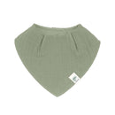 maximo GOTS BABY-Tuch, Musselinstoff Futter - frostgrün Halstuch Maximo