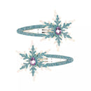 Haarclips Scotty Schneeflocke