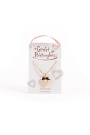Birthstone Heart Lockets Kette mit Geheimfach Juni Halskette Great Pretenders