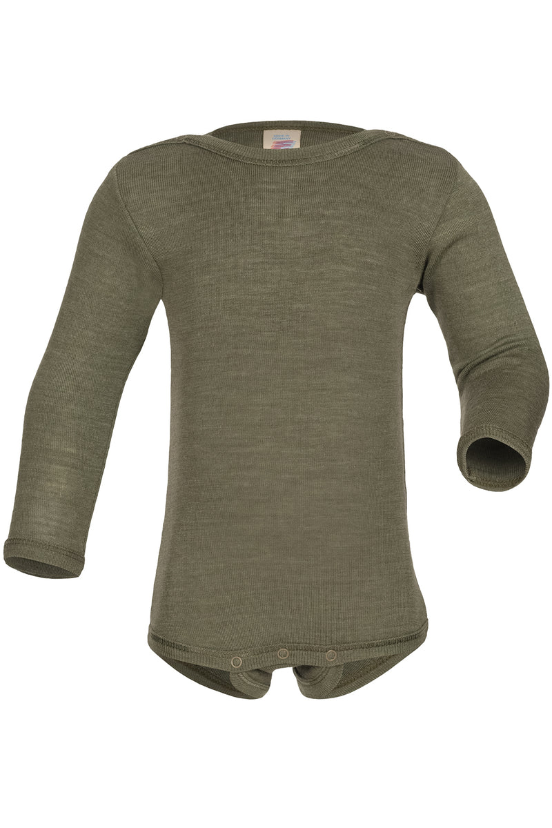 Body Wolle/Seide Olive