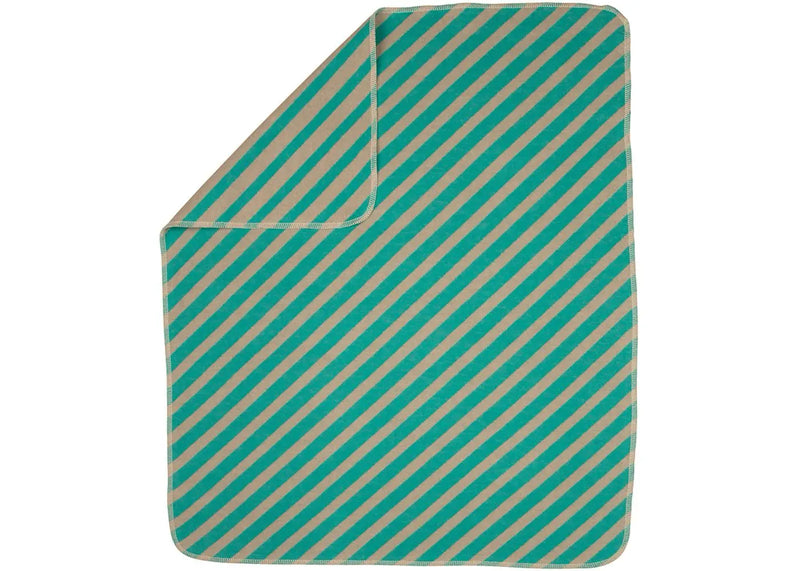 Decke Juwel 70/90 cm Diagonalstreifen Verde Mare