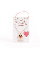 Birthstone Heart Lockets Kette mit Geheimfach Juli Halskette Great Pretenders