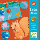 Loto Lernspiel - Tiere