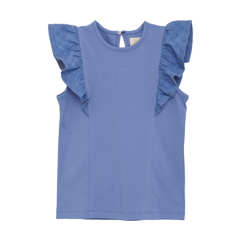 Creamie T-Shirt mit Spitze Colony Blue