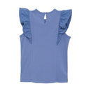 Creamie T-Shirt mit Spitze Colony Blue