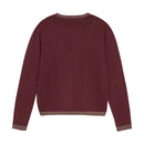 Creamie Strickjacke Pointelle - Tawny Port