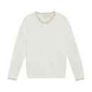 Creamie Strickjacke Pointelle - Cloud