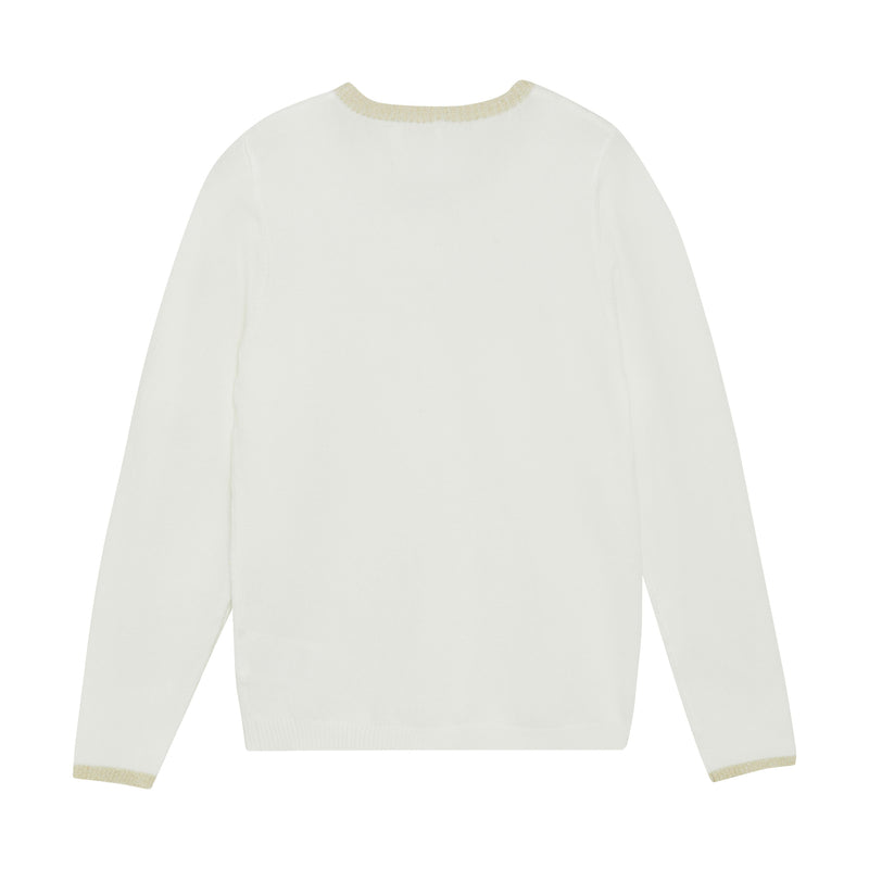 Creamie Strickjacke Pointelle - Cloud