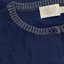 Creamie Strickjacke Pointelle - Twilight Blue