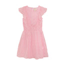 Creamie Kleid Lurex Stripe - Ballerina