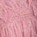 Creamie Kleid Lurex Stripe - Ballerina