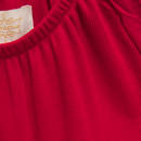 Creamie Kleid gerippt - Chili Red Kleid Creamie