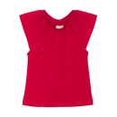 Creamie Top gerippt Chili Red T-Shirt Creamie