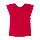 Creamie Top gerippt Chili Red T-Shirt Creamie