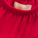 Creamie Top gerippt Chili Red T-Shirt Creamie