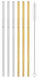 Edelstahl-Strohhalme