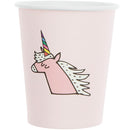 Pappbecher Einhorn rosa Pappbecher Rico