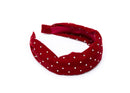Sparkle Red Velvet Headband