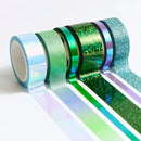 Mixed Tape Set Grün/Blau 6-teilig