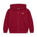 Hoodie Zipperjacke - Rythmic Red