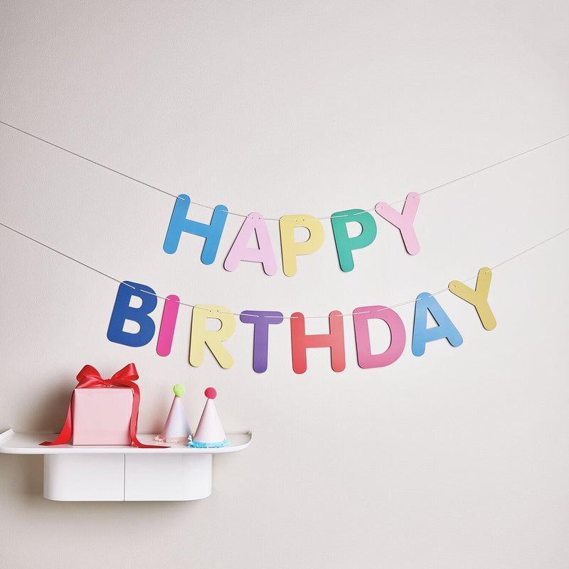 Girlande Happy Birthday Magic Rainbow 5m